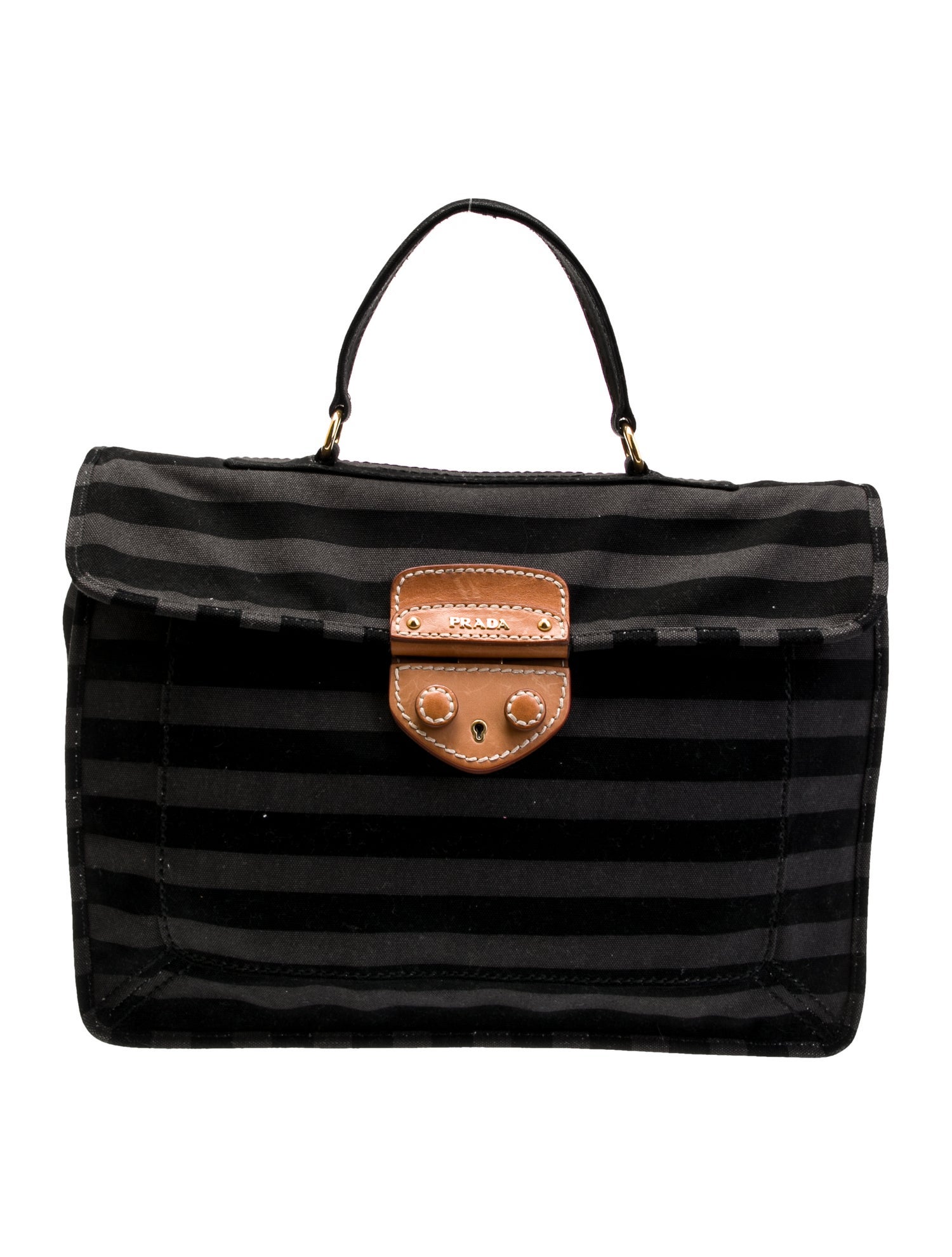 Prada Canvas Briefcase