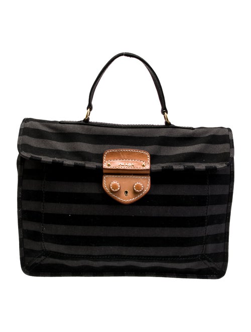 Prada Canvas Briefcase