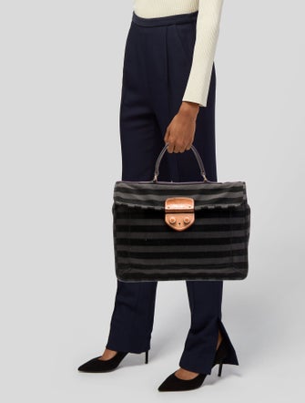 Prada Canvas Briefcase