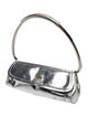 Prada Enameled Metal Triangle Swing