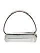 Prada Enameled Metal Triangle Swing