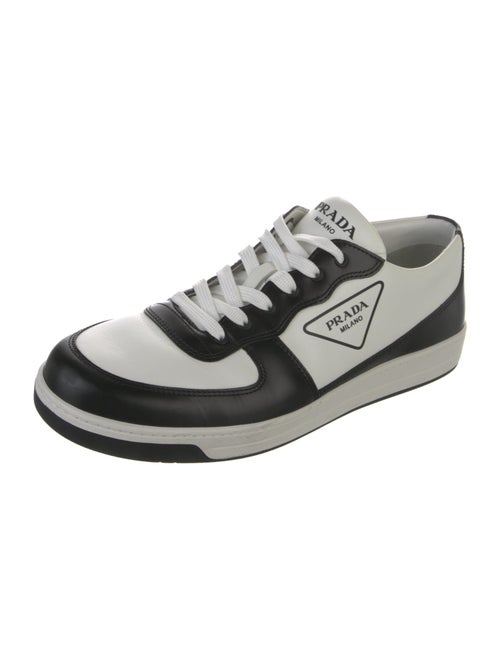 Prada Leather Printed Sneakers