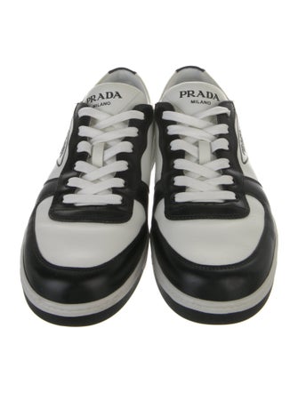 Prada Leather Printed Sneakers