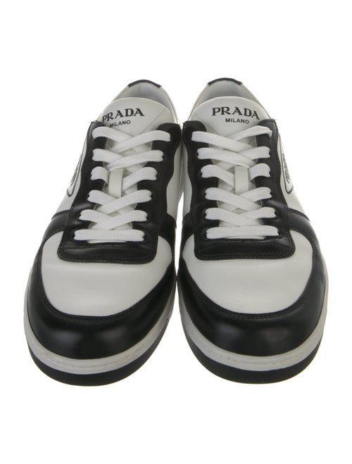 Prada Leather Printed Sneakers
