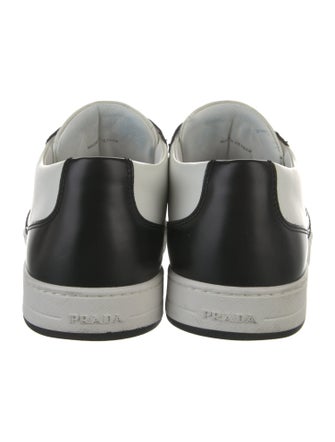 Prada Leather Printed Sneakers