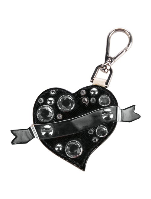 Prada Heart Keychain