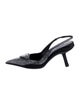 Prada Satin Slingback Pumps