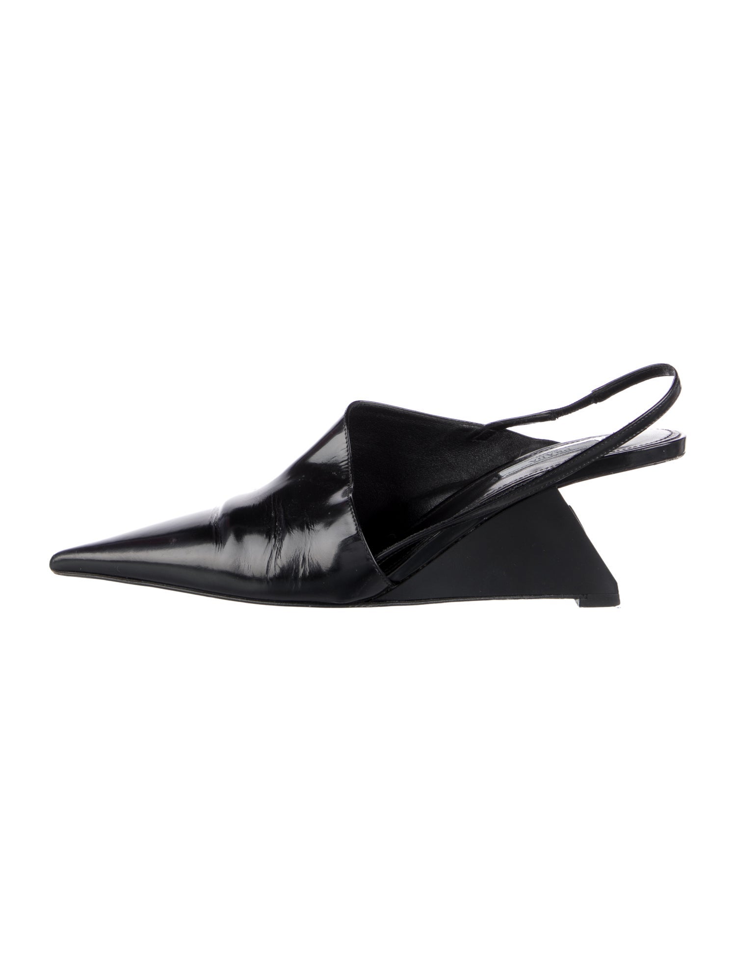 Prada Patent Leather Slingback Pumps