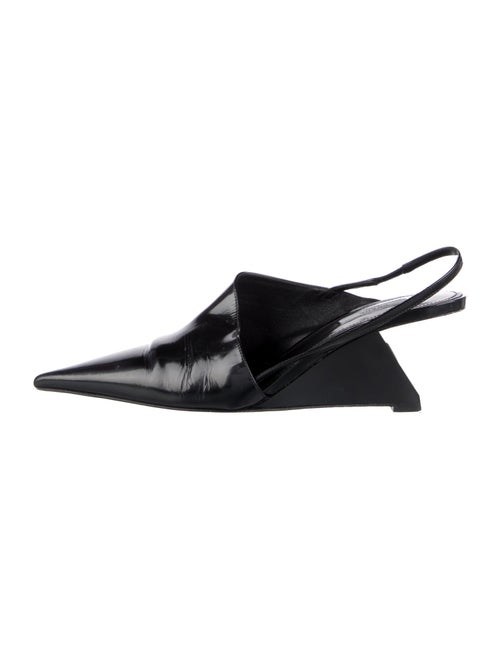 Prada Patent Leather Slingback Pumps