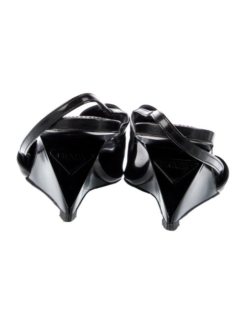 Prada Patent Leather Slingback Pumps