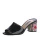 Prada Patent Leather Slides