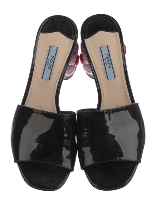 Prada Patent Leather Slides