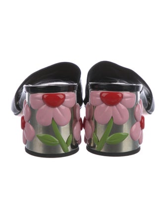 Prada Patent Leather Slides