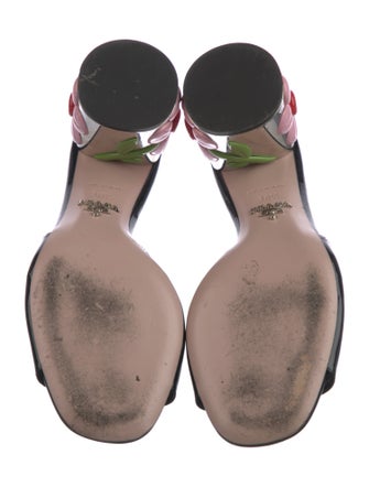 Prada Patent Leather Slides