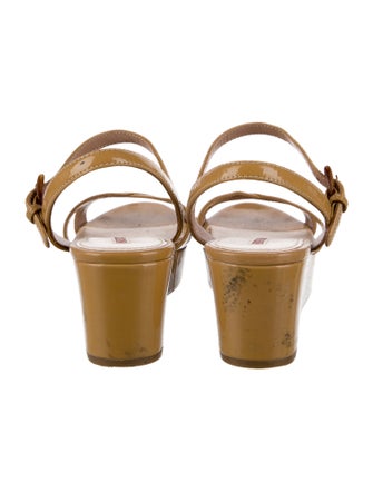 Prada Sport Patent Leather Sandals