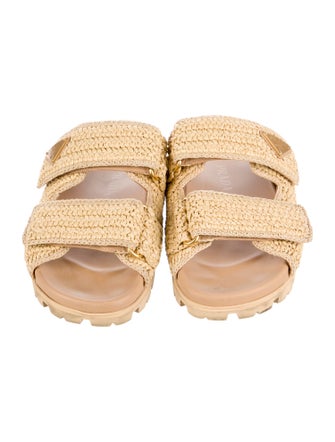 Prada Straw Sandals