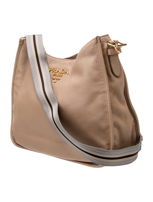 Prada Vitello Daino Leather Messenger Bag