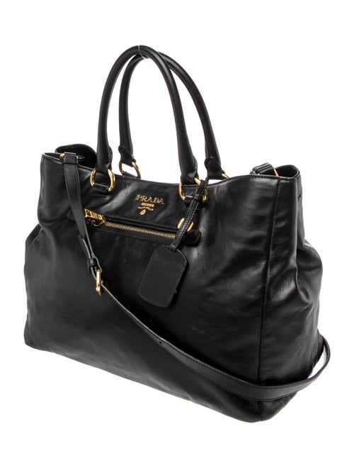 Prada Soft Calf Leather Shoulder Bag