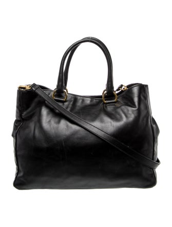 Prada Soft Calf Leather Shoulder Bag