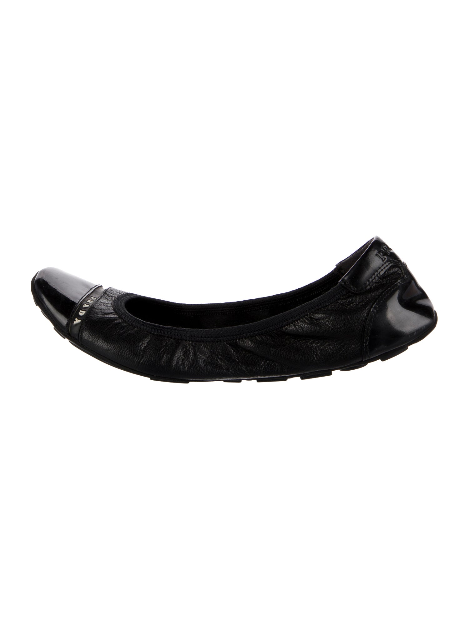 Prada Leather Ballet Flats