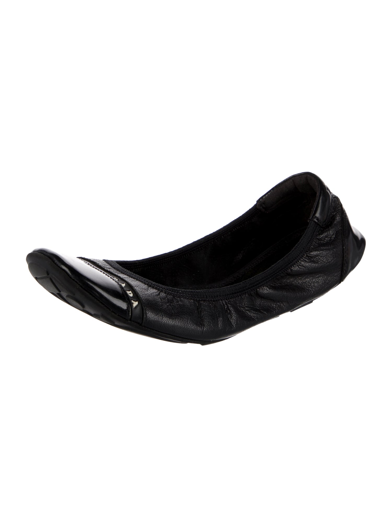 Prada Leather Ballet Flats