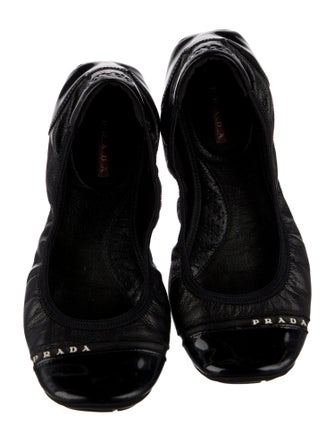 Prada Leather Ballet Flats