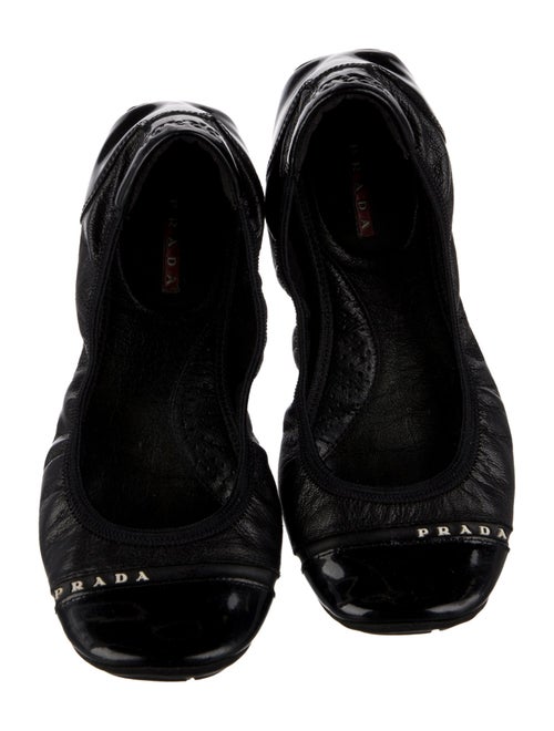 Prada Leather Ballet Flats