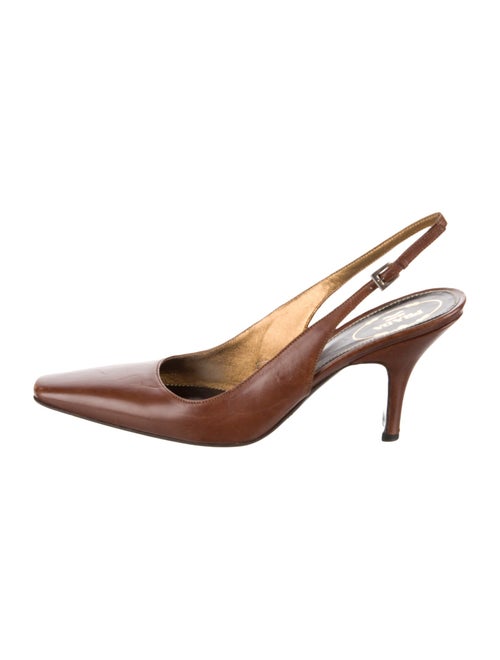 Prada Leather Slingback Pumps