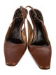 Prada Leather Slingback Pumps
