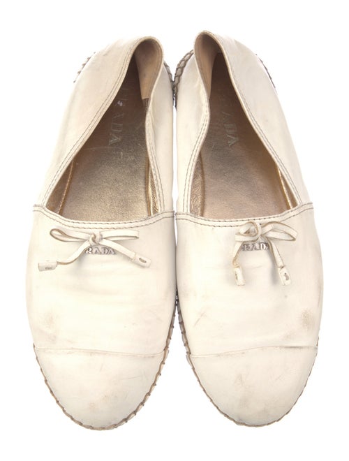 Prada Leather Espadrilles