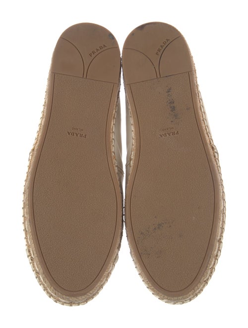 Prada Leather Espadrilles