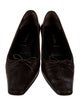 Prada Leather Bow Accents Pumps