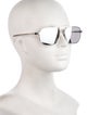 Prada Aviator Tinted Sunglasses