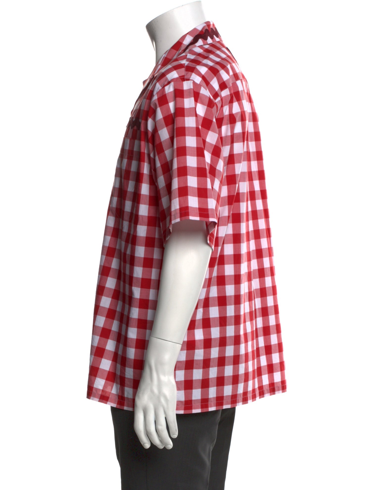 Prada 2023 Plaid Print Shirt