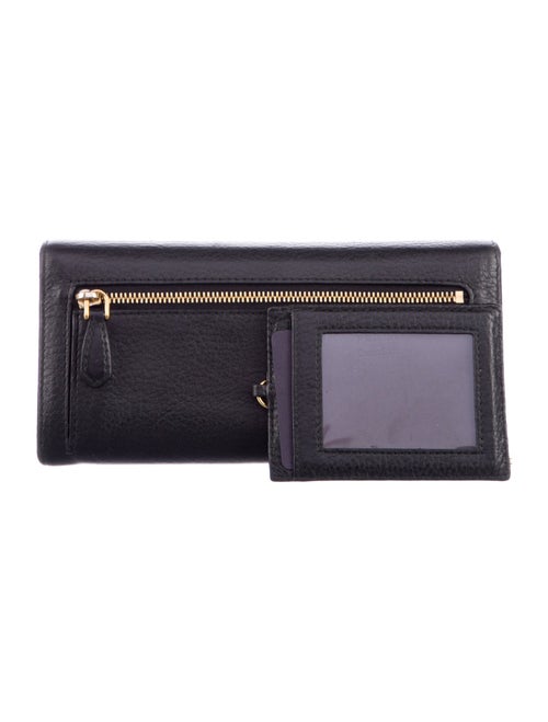 Prada Vitello Daino Leather Continental Wallet