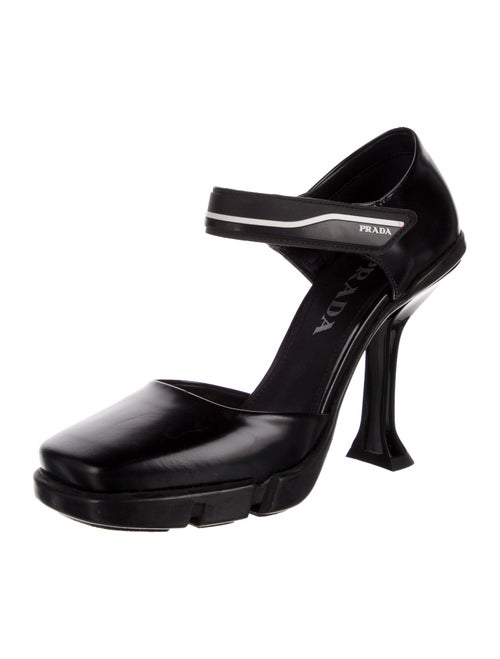 Prada Leather D'Orsay Pumps