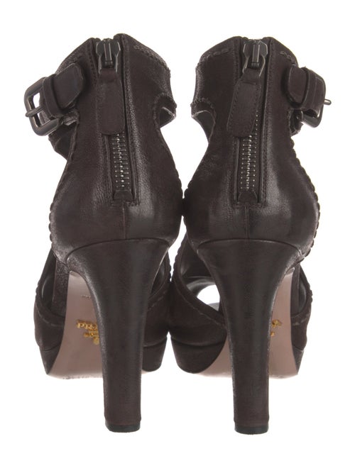Prada Leather T-Strap Pumps