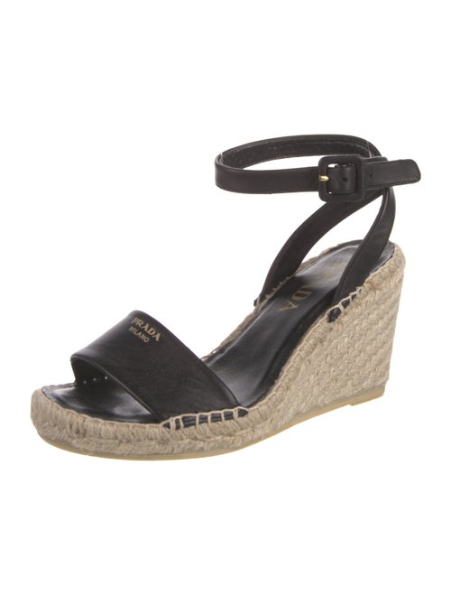 Prada Leather Espadrilles