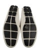 Prada Leather Chain-Link Accents Loafers