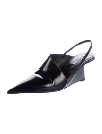 Prada Patent Leather Slingback Pumps