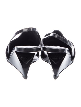 Prada Patent Leather Slingback Pumps
