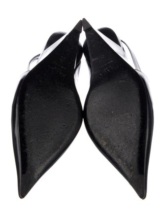 Prada Patent Leather Slingback Pumps