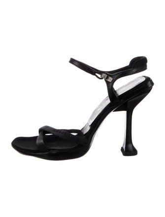 Prada Leather Slingback Sandals
