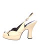 Prada Leather Slingback Pumps