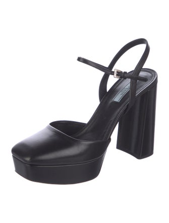 Prada Leather Slingback Pumps