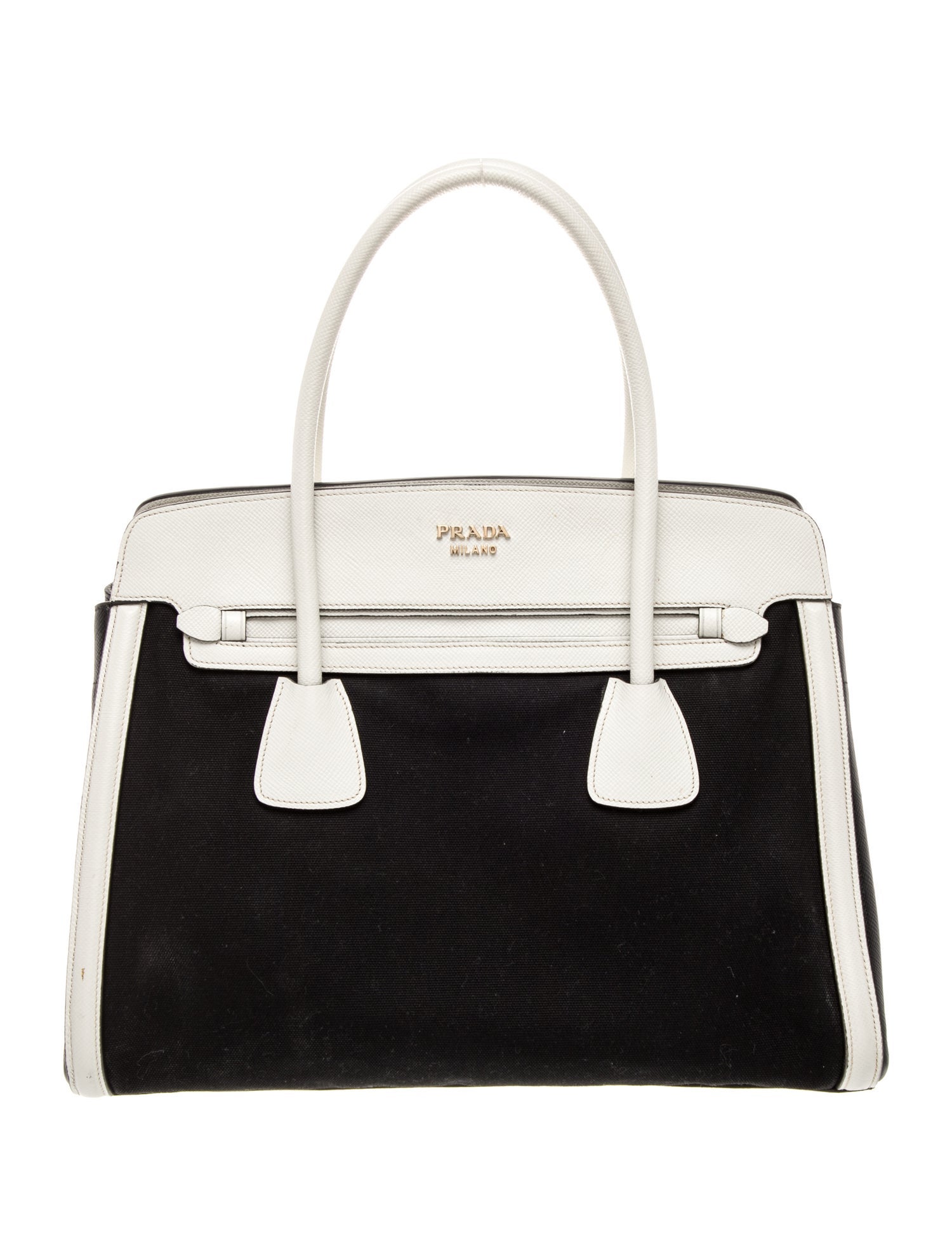 Prada Saffiano Lux Leather Top Handle Bag