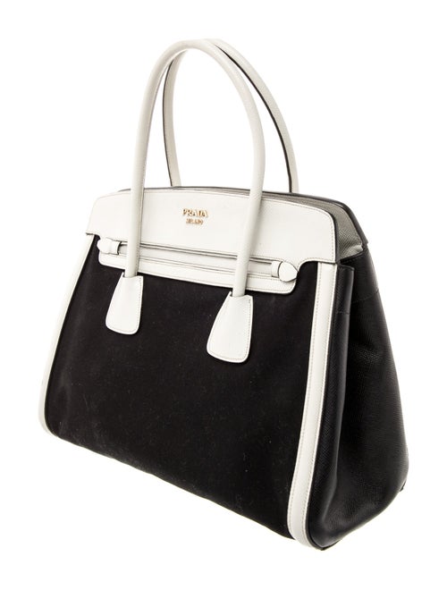 Prada Saffiano Lux Leather Top Handle Bag