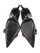 Prada Patent Leather Bow Accents Pumps