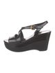 Prada Patent Leather Slingback Sandals