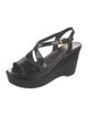 Prada Patent Leather Slingback Sandals